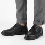 كفش روزمره مردانه چرم طبيعي ايران طب مدل هيل فوت بندي